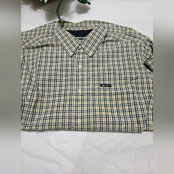 Chaps Long Sleeve Easy Care Button Up Shirt Size M #M-62 - Picture 3 of 12